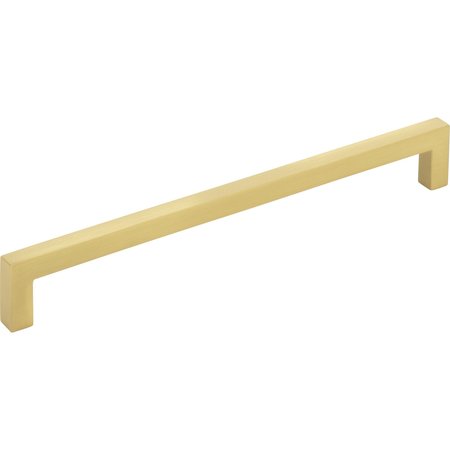 ELEMENTS BY HARDWARE RESOURCES 192 mm Center-to-Center Brushed Gold Square Stanton Cabinet Bar Pull 625-192BG